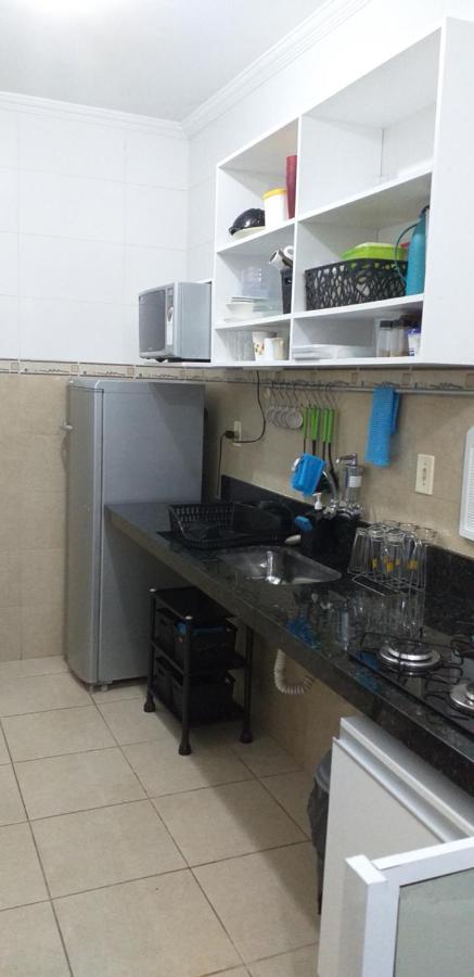 פראייה גראנדה Apartamento No Canto Do Forte, Wi-Fi, Estacionamento Gratuito E Churrasqueira מראה חיצוני תמונה