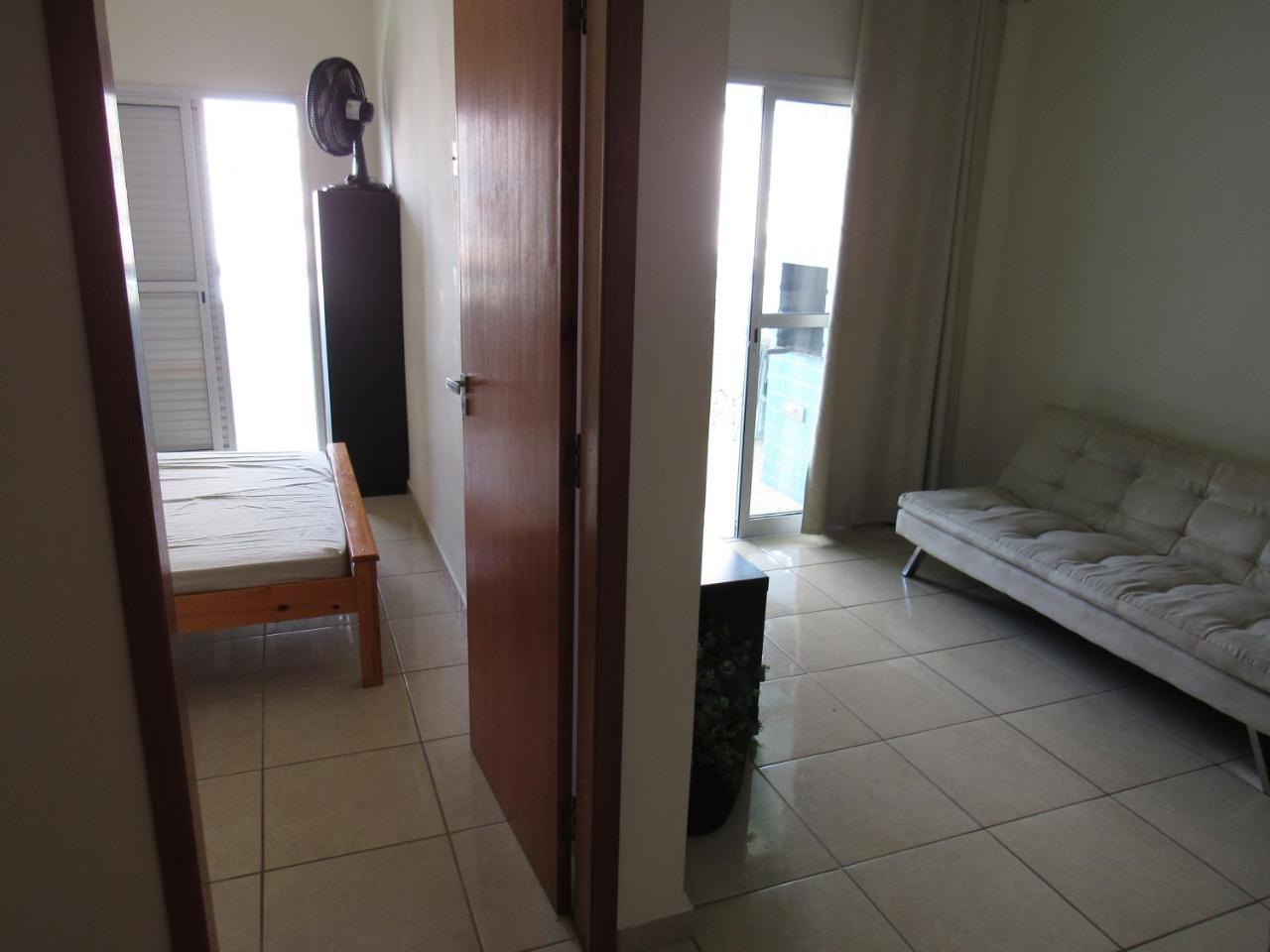 פראייה גראנדה Apartamento No Canto Do Forte, Wi-Fi, Estacionamento Gratuito E Churrasqueira מראה חיצוני תמונה
