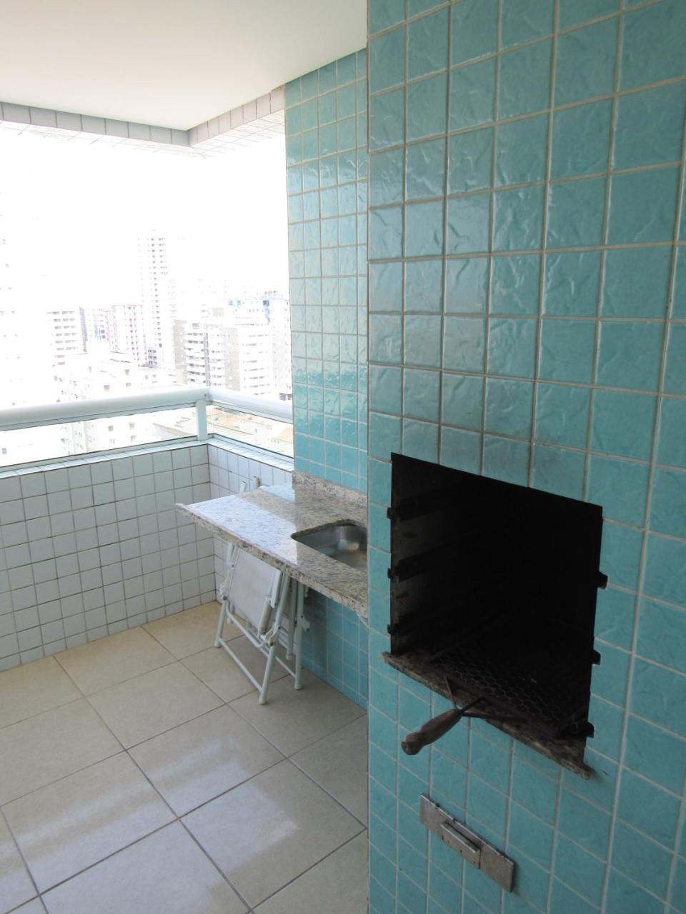 פראייה גראנדה Apartamento No Canto Do Forte, Wi-Fi, Estacionamento Gratuito E Churrasqueira מראה חיצוני תמונה